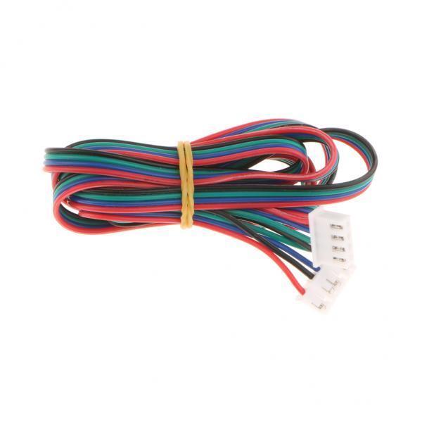2x1m/3ft 3D Printer 4pin to 6pin Stepper Motor Extended Cable Lead Wires