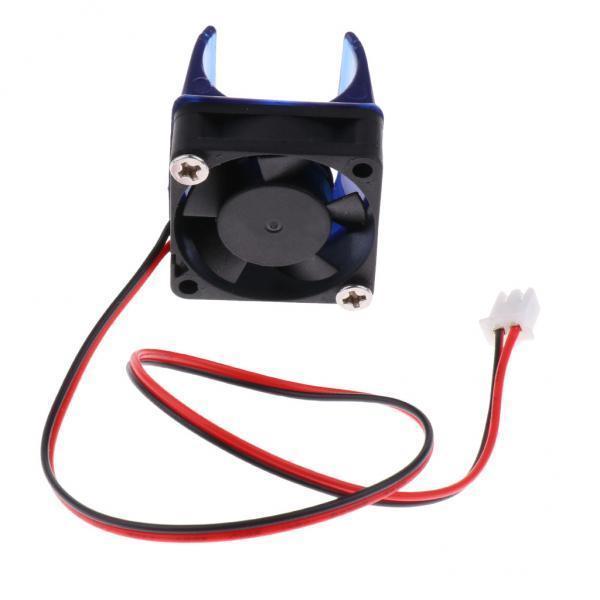3x24V Blue Injection Molding V6 Radiator Fan with Fan Cover for 3D Printer DIY