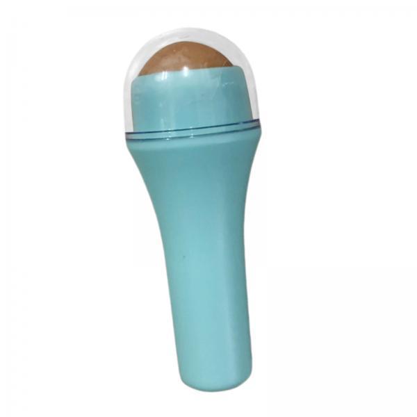4xFacial Roller Volcanic Stone Massage Oil Absorbing for Oily Skin At-Home Blue