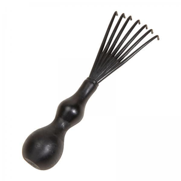 2xHair Comb Cleaning Tool Metal Wire Removing Comb Hair Dust Comb Hair Remover Black