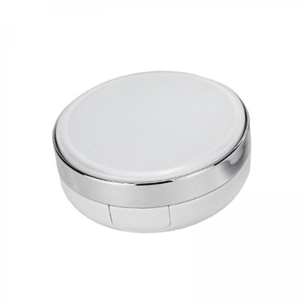 2xAir Cushion Box with Powder Puff Powder Case DIY Foundation BB cc Cream Case White