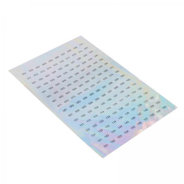 3xLaser Digital Label Stickers for Office Products Lipstick number 001 to 160