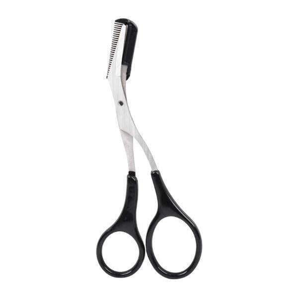 4xEyebrow Scissor with Comb Unisex Scissors for Makeup Cosmetic Grooming A