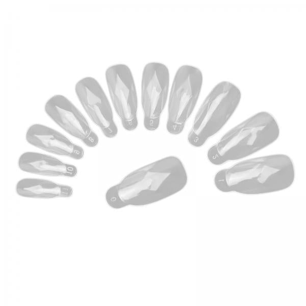 4xPlastic Artificial False Nail Tips Fake Nails Fingernail Nail Art