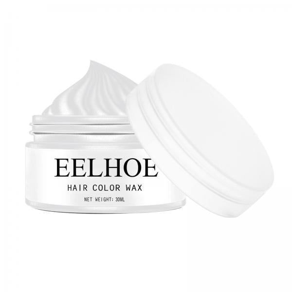 4xHair Coloring Dye Wax Styling Washable Natural One-Time for Cosplay White