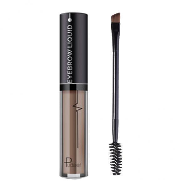 3xLong Lasting Smudge-Proof Tinted Liquid Eyebrow Defining Gel w/ Brush 4.5ml Brown
