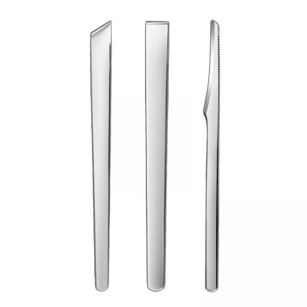 2xPedicure Knife Dead Skin Corn Foot Callus Remover Foot Scrubber foot Pedicure Silver 3Pcs 