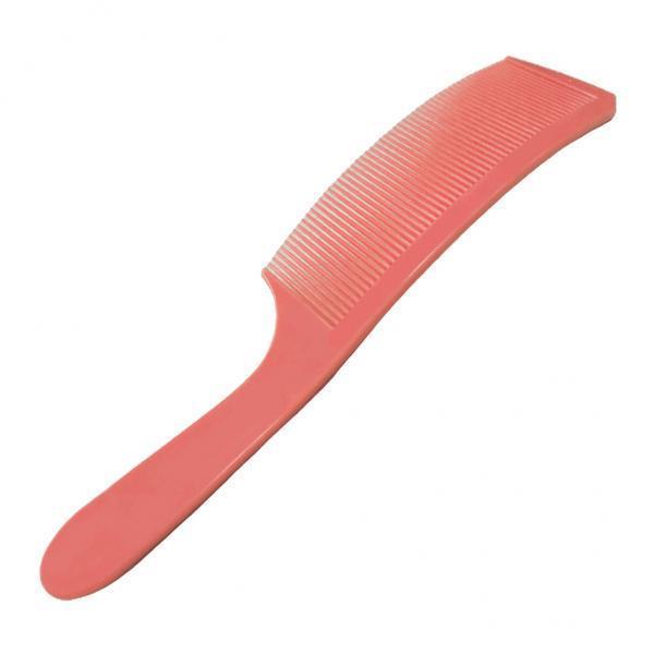 4xBarber Stylist Curved Styling Comb Flat Top Hairdressing Comb Orange