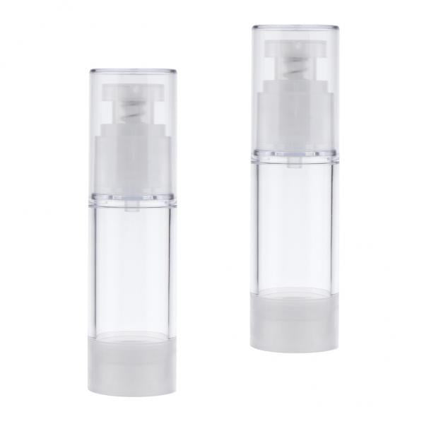 3x2 Pieces Empty Lotion Cosmetic Cream Bottles Airless Pump Dispenser 30ml