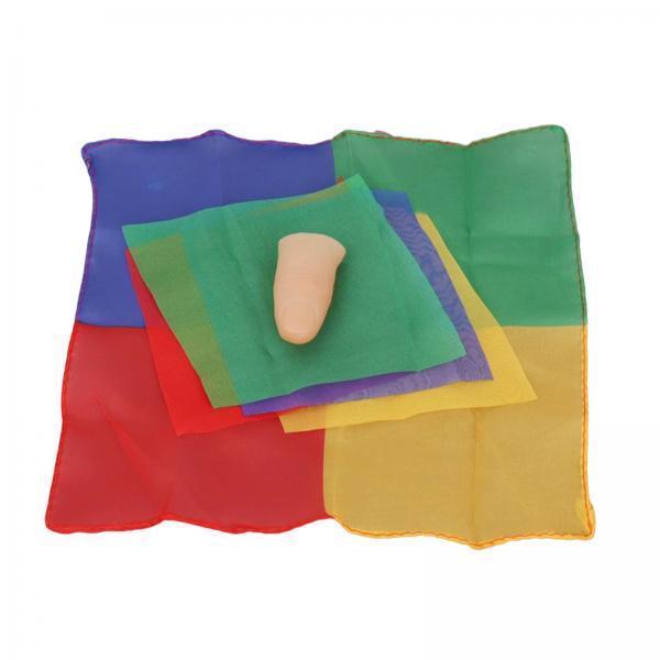 4xScarf Silk Restoring Magic Tricks Magic Scarf for Anniversary Party Birthday