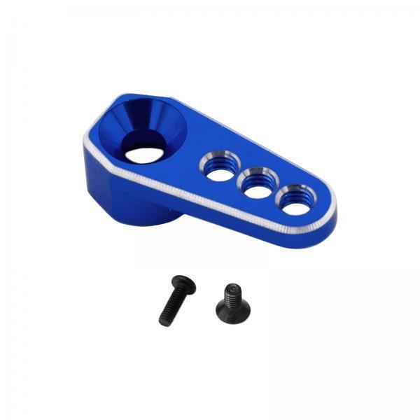 4xM3 25T Aluminum Metal Servo Horns Steering Arm Server Rocker for 2065T Trucks Dark Blue