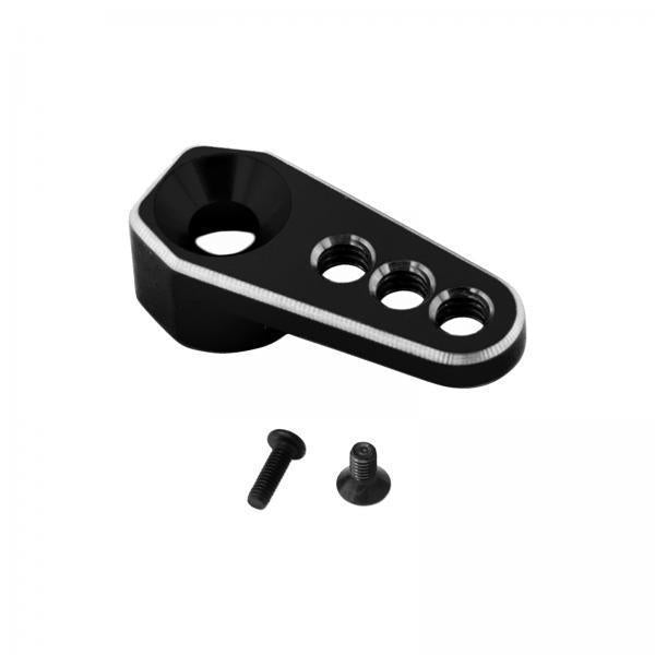 4xM3 25T Aluminum Metal Servo Horns Steering Arm Server Rocker for 2065T Trucks Black