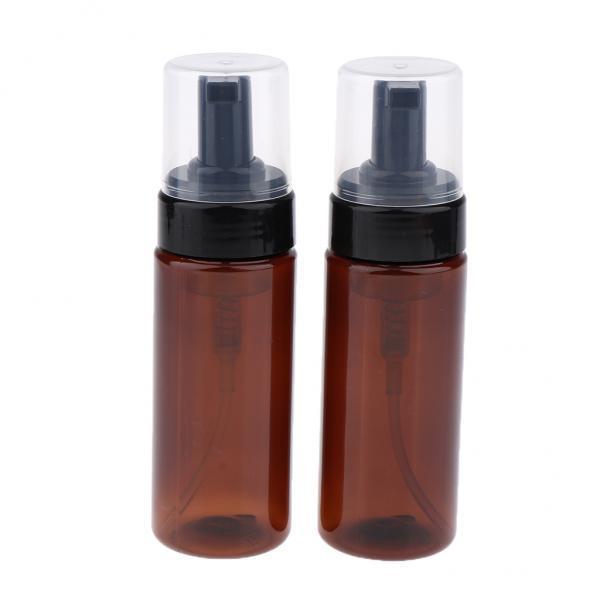 4x2pcs Foaming Soap Dispenser Pump Bottle Makeup Cosmetic Bottles 150ml Brown