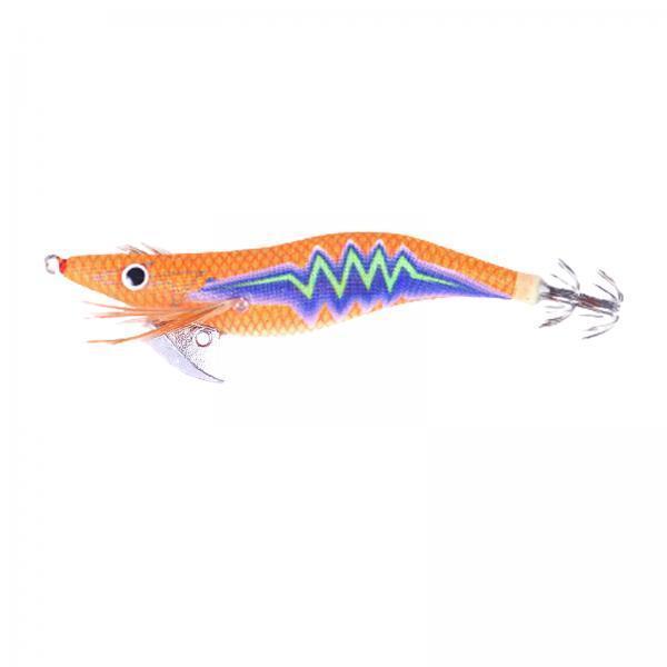 2xFishing Hook Fishing Baits Squid Jig Lures Fluorescent Durable Luminous Lure style B