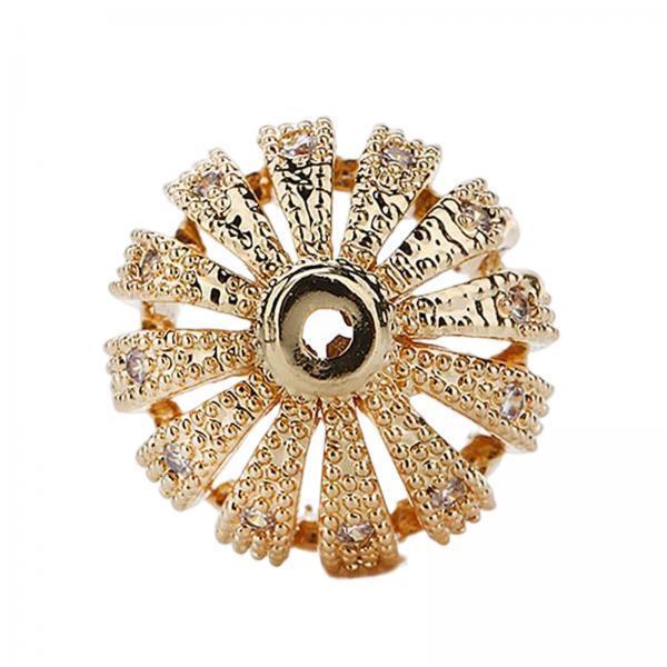 2x1Pcs Crown Bead Charms 3D Mini Lovely for Bracelets Necklace Brooch Wedding C