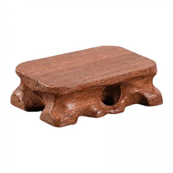 2xWooden Display Stand Support Sphere Holder for Crystals Gemstones Rocks S