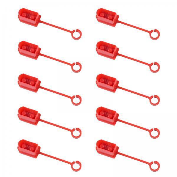3xXT60 Male Female Plug Dust Protector Shell for Lipo Battery red