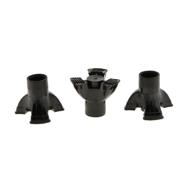 4x3Pcs Crutch Ferrules Rubber End Walking Stick Tips Feet Trekking Pole Bottom 22mm