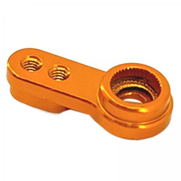3xRC Car 1/24 Servo Arm Replacement Durable CNC Machined Aluminum Alloy Parts yellow