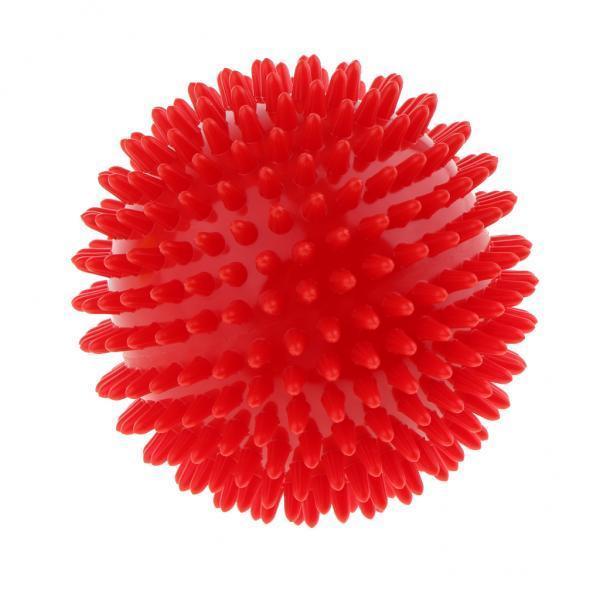 4xSpiky Massage Ball Body Trigger Point Acupuncture Soreness Pain Relief Red