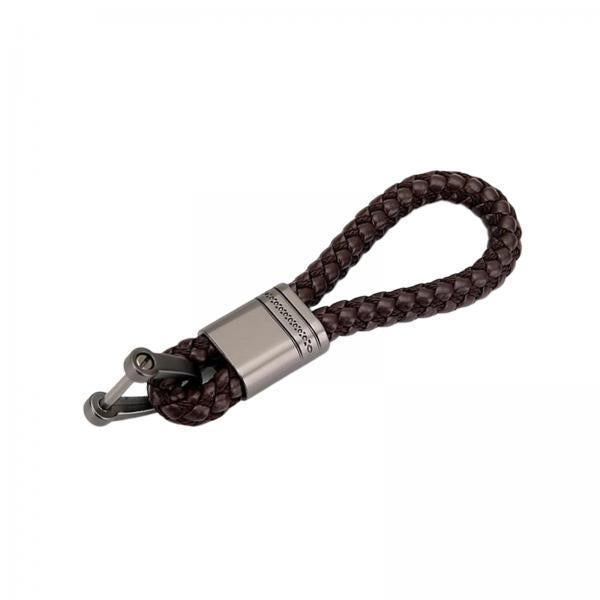 2xBraided Rope Key Chain Wristlet Bracelet Keychain Lanyard Car Key Chain Coffee