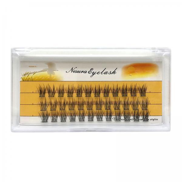 3xSegmented False Eyelashes Eyelash Extension Bunches Wispy Natural DIY Soft 12mm