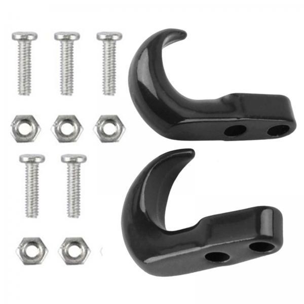 4x2x 1/24 Tow Shackle Rescue Hook Spare for Axial SCX24 Trucks Accessories Black