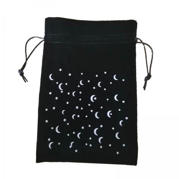 2xVelvet Tarot Card Container 13x18cm w/ Drawstring for Board Game Accessories