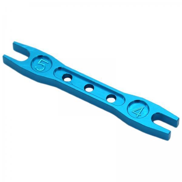 3xMini Open-End Wrench Spanner 1:12 1/12 Portable 4mm 5mm for 124016 124019 Blue