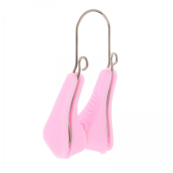 2xNose Shaper Lifter Clip Nose Beauty Up Lifting for Curved Nose pink