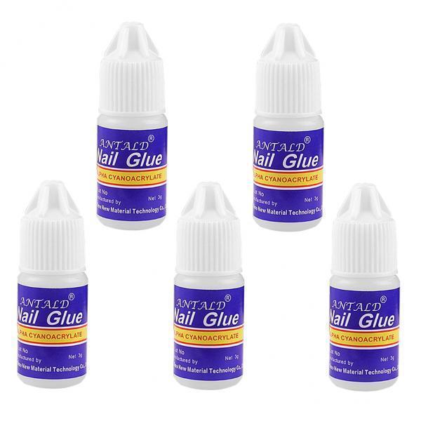 4x5 Bottle Acrylic Nail Art Glue French False Tips Manicure Fake Nails Glue