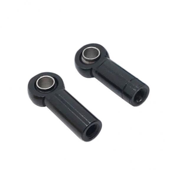 2xRC Tie Rod End Ball Joint Spare Parts for 1/8 Crawler Universal  Black