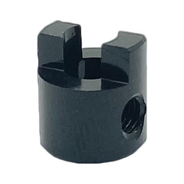 2xRC Boat Drive Metal Dog Shaft for RC Boat Drive Shaft Parts 4mm black