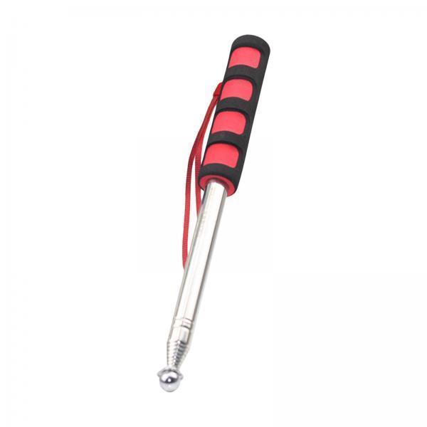 2xTour Guide Flag Pole Lightweight Stainless Steel Telescopic Banner Flag Pole Red
