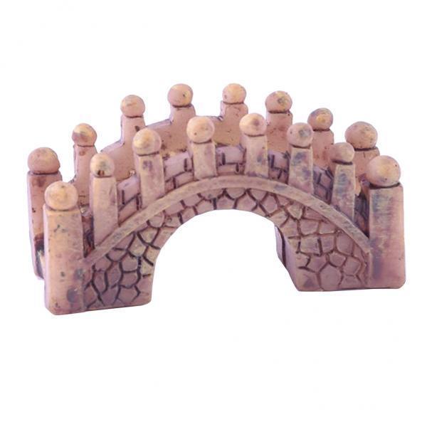 2xHangzhou Resin Bridge Figurine Fairy Garden DIY Micro Landscape Decoration