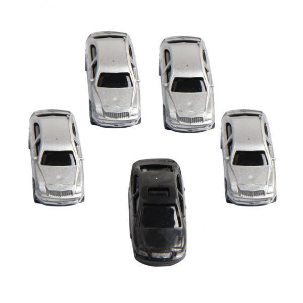 2x5 Pieces 1:100 Scale Car Model DIY Sand Table Building Model Material Scene