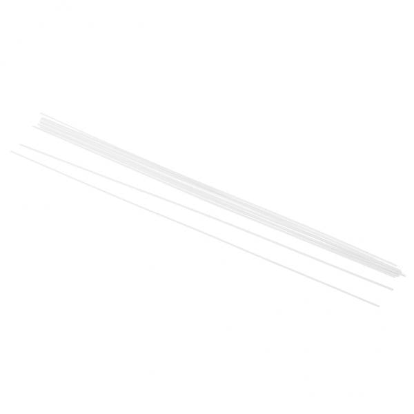 2x10 Pieces ABS Plastic Round Solid Rod Model Making Building Material 1x250mm