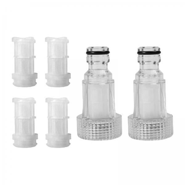 2x6Pcs Water Connector Filter Car Washer Adapter for K2 K3 K4 K5 K6 K7 Series
