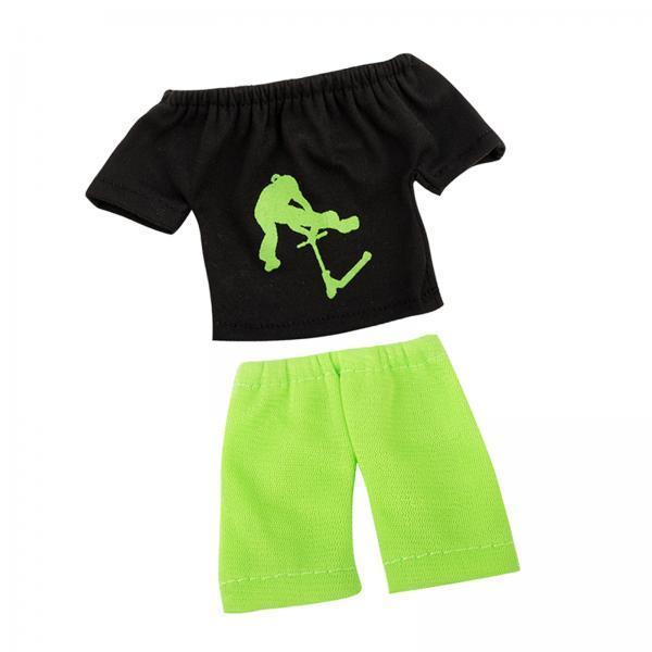 4xMini Finger Toy Set Finger Trousers and Tops Sensory Activity Skateboard