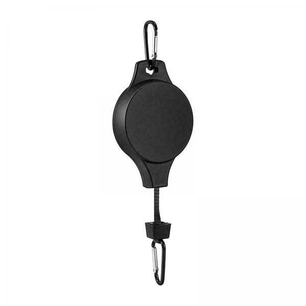 4xPlant Pulley Hanger Hanging Retractable Plant Hanger for Garage garden black 