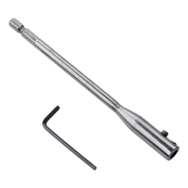 2xDrill Bit Extension Set Heavy Duty with Wrench for Furniture Carpentry 150MM