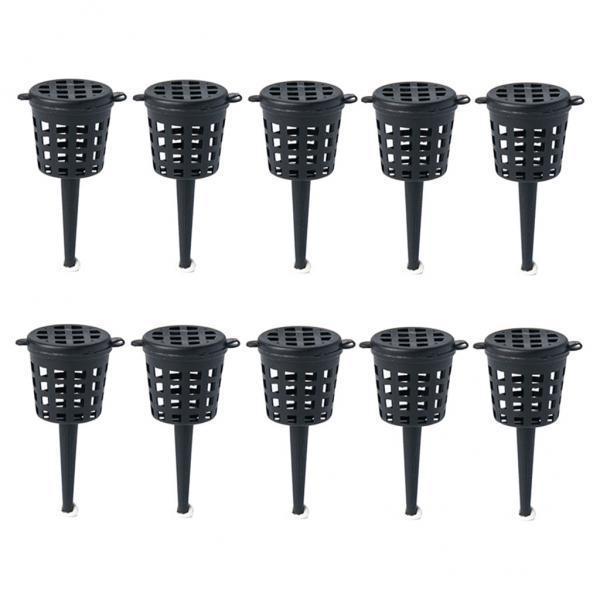 2xFertilizer Basket with Cover Pack of 10 Container Slow Release Organizer Small