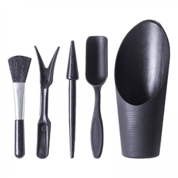 4xMini Garden Succulent Transplanting Tools 5 Pieces Easy to Carry Accessory