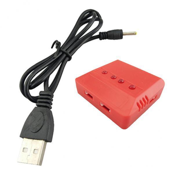 3x4 in 1 Battery Charger RC Helicopter for Syma X5C X5SW X4 Husban H107 H107C