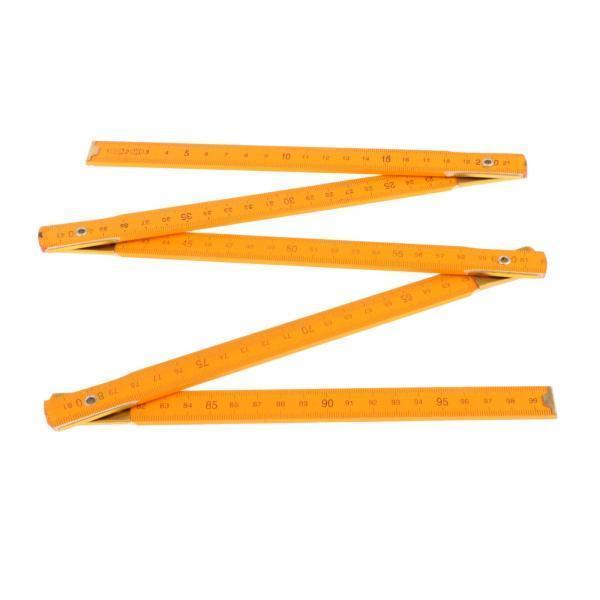 3xMeasuring Stick Compact Folding Wood Rule for Classroom Woodworking Teaching 1m