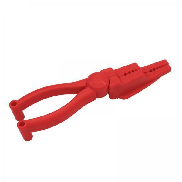 2xNail Holder Pliers Screw Nails Fixer Tool Portable Nail Holder for Hammering Red