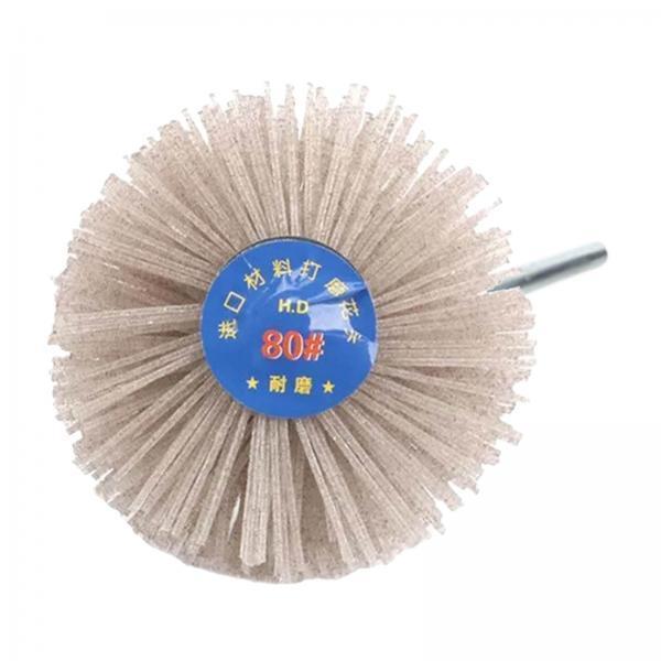 3xGrinding Nylon Wheel Brush Wire Brush Wheel Cup Brush for Polishing 80 Grit