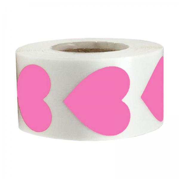 2xHeart Stickers 500Pcs Valentines Day Decoration for Birthdays Party Holidays Pink