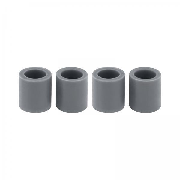 3x4Pcs Rubber Rollers Durable Rubber Roller Wheel for Electric Cutting Machine Gray