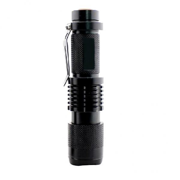 4xMini LED Rechargeable Flashlight Ultra Bright Power Zoomable Handheld Torch